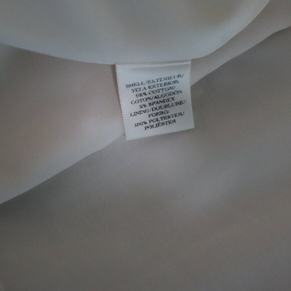 Ann Taylor | Off-White Fit & Flare Dress, Size 2 - Picture 12 of 13